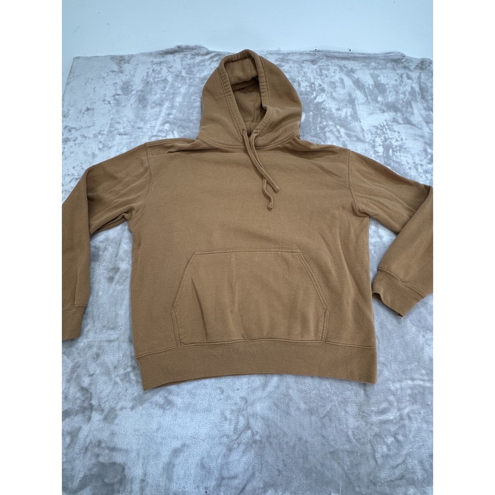 Arizona Jean Co Hoodie Men's Size Large‎ Brown Sweatshirt Hoodie Drawstring Flaw